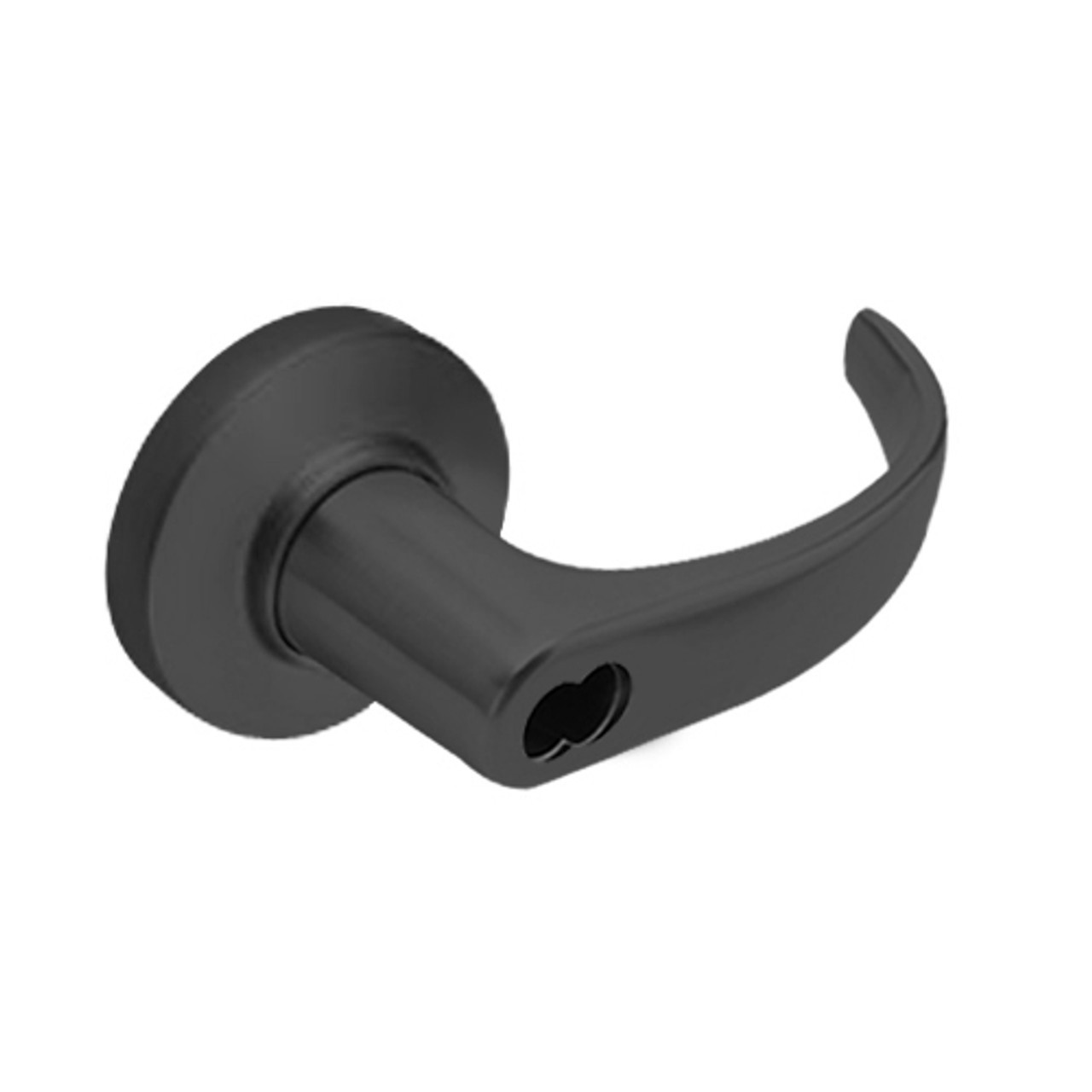 9K57A14CS3622LM Best 9K Series Dormitory or Storeroom Cylindrical Lever Locks with Curved with Return Lever Design Accept 7 Pin Best Core in Black