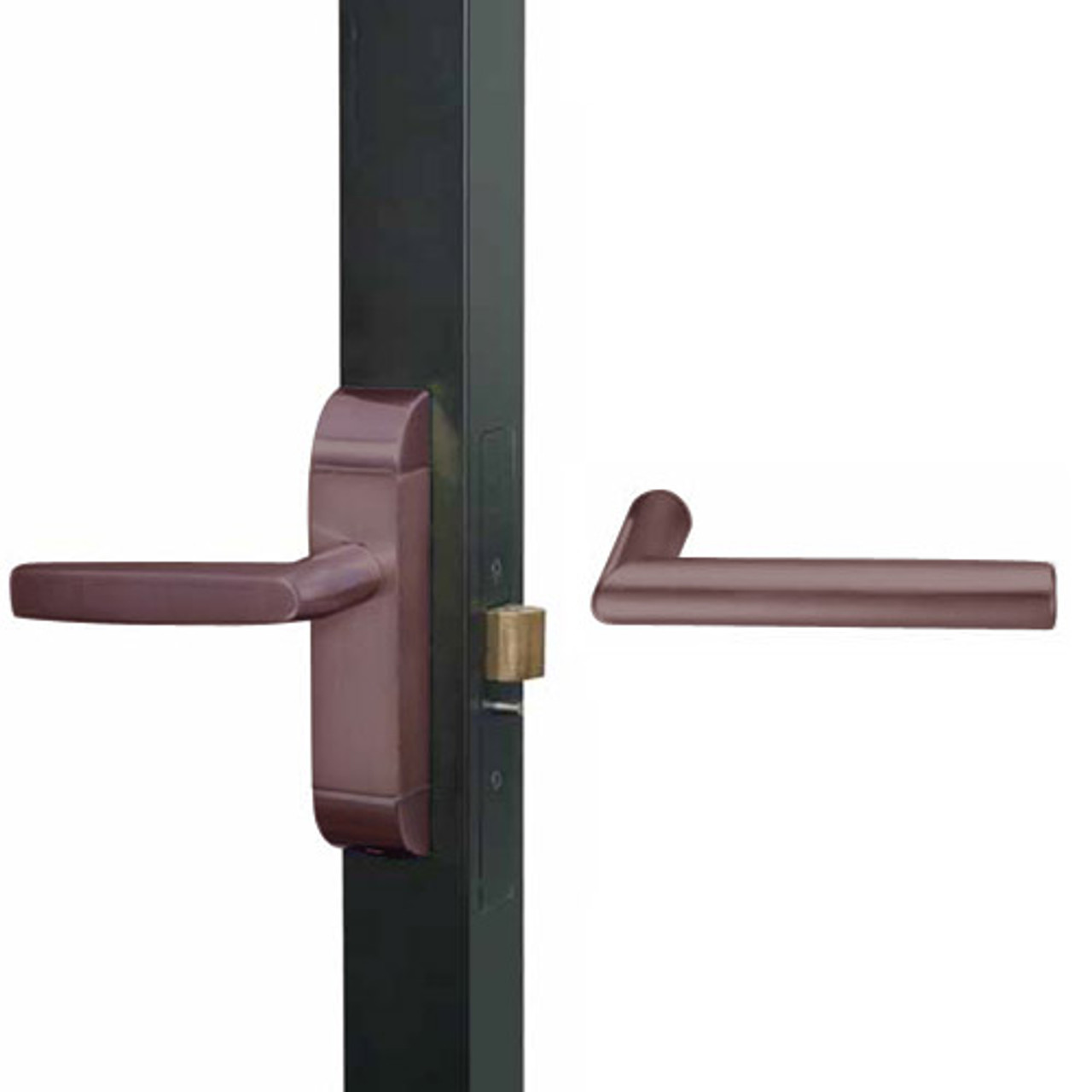 4600M-MI-652-US10B Adams Rite MI Designer Deadlatch handle in Oil Rubbed Bronze Finish