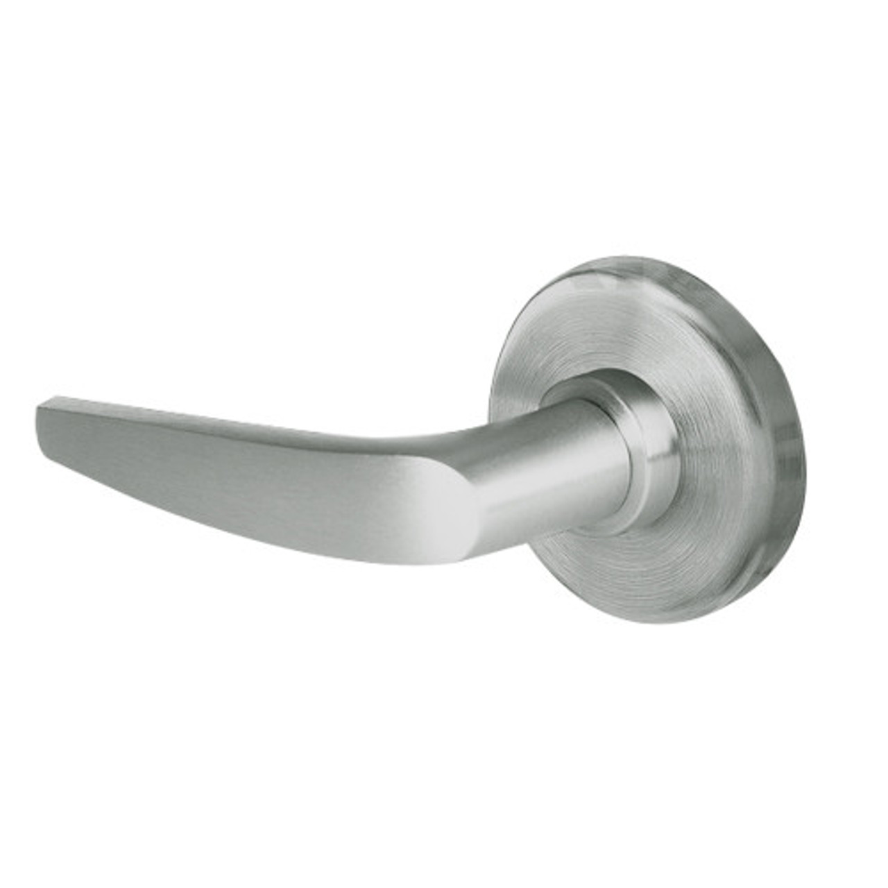 45H7AB16S619VIT Best 45H Series Office with Deadbolt Heavy Duty Mortise Lever Lock with Curved with No Return and Visual Thumbturn Indicato in Satin Nickel