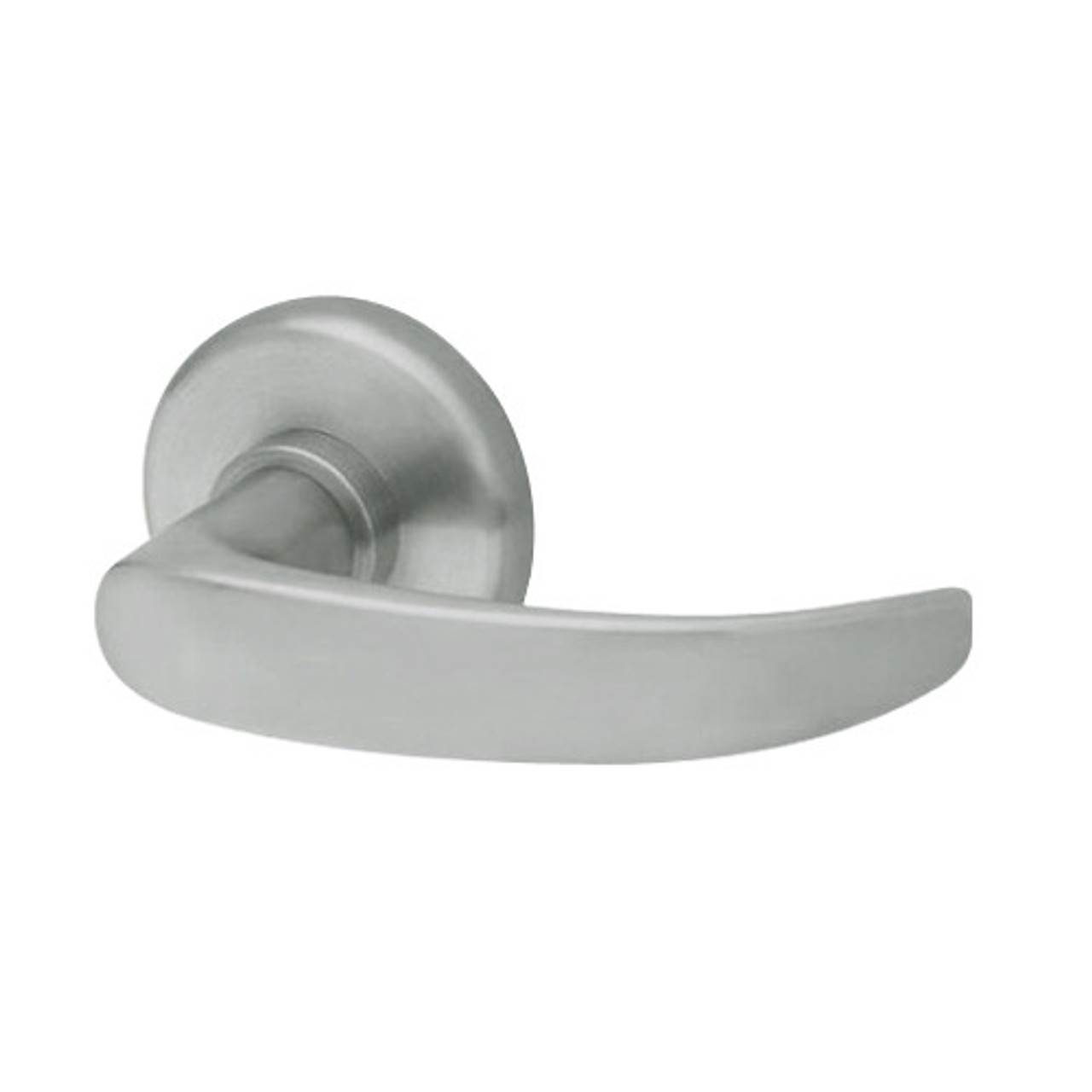 45H7AT14R619VIB Best 45H Series Office Heavy Duty Mortise Lever Lock with Curved with Return Style and Double Visual Indicator in Satin Nickel
