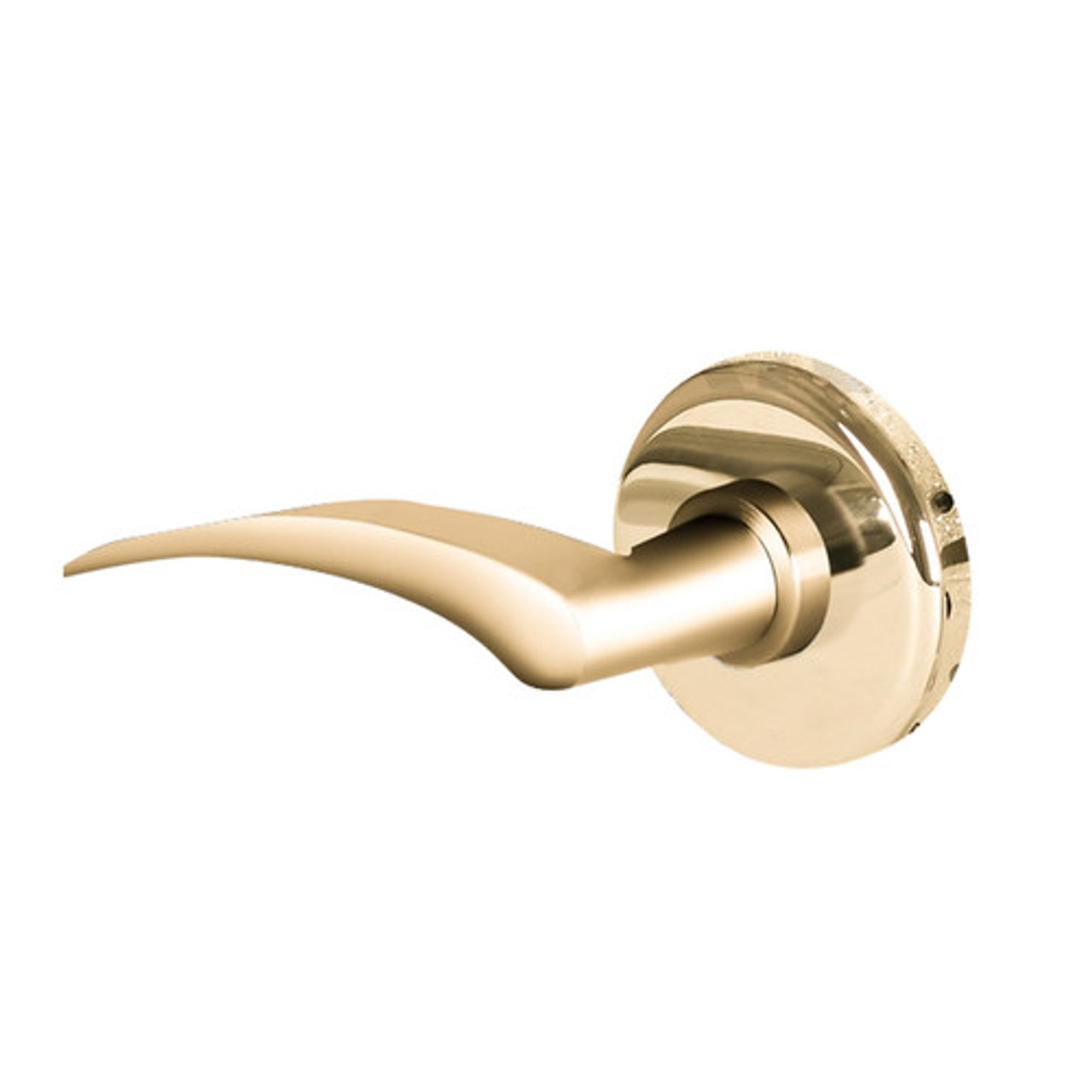 45H7AT17LH605VIB Best 45H Series Office Heavy Duty Mortise Lever Lock with Gull Wing LH and Double Visual Indicator in Bright Brass