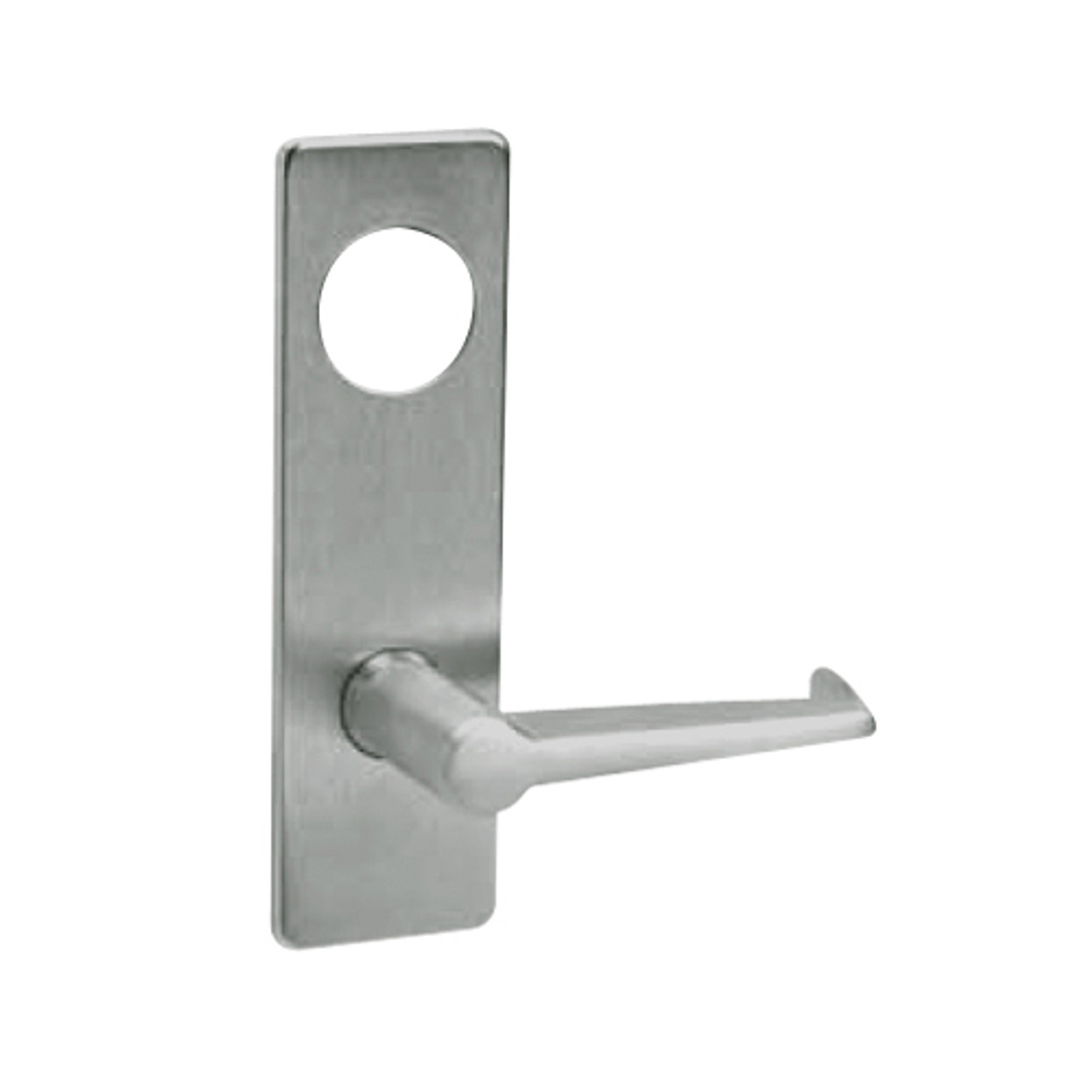ML2055-ESP-619-CL7 Corbin Russwin ML2000 Series IC 7-Pin Less Core Mortise Classroom Locksets with Essex Lever in Satin Nickel