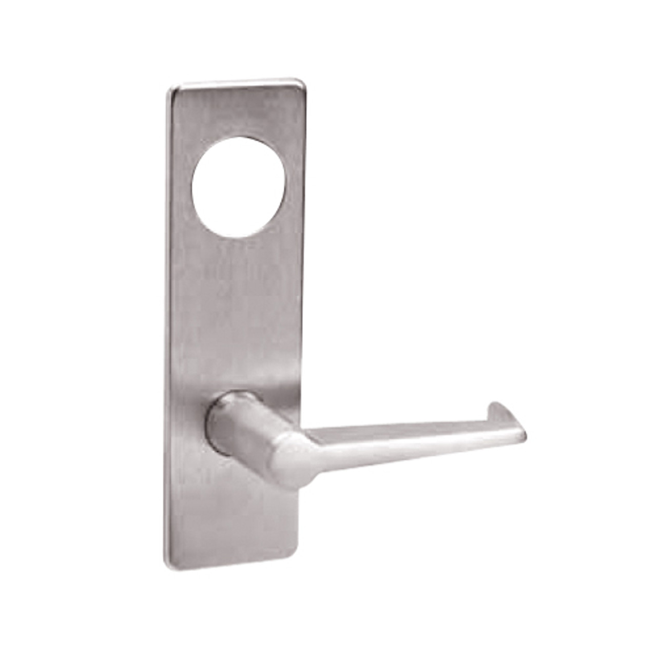 ML2053-ESP-629-LC Corbin Russwin ML2000 Series Mortise Entrance Locksets with Essex Lever in Bright Stainless Steel