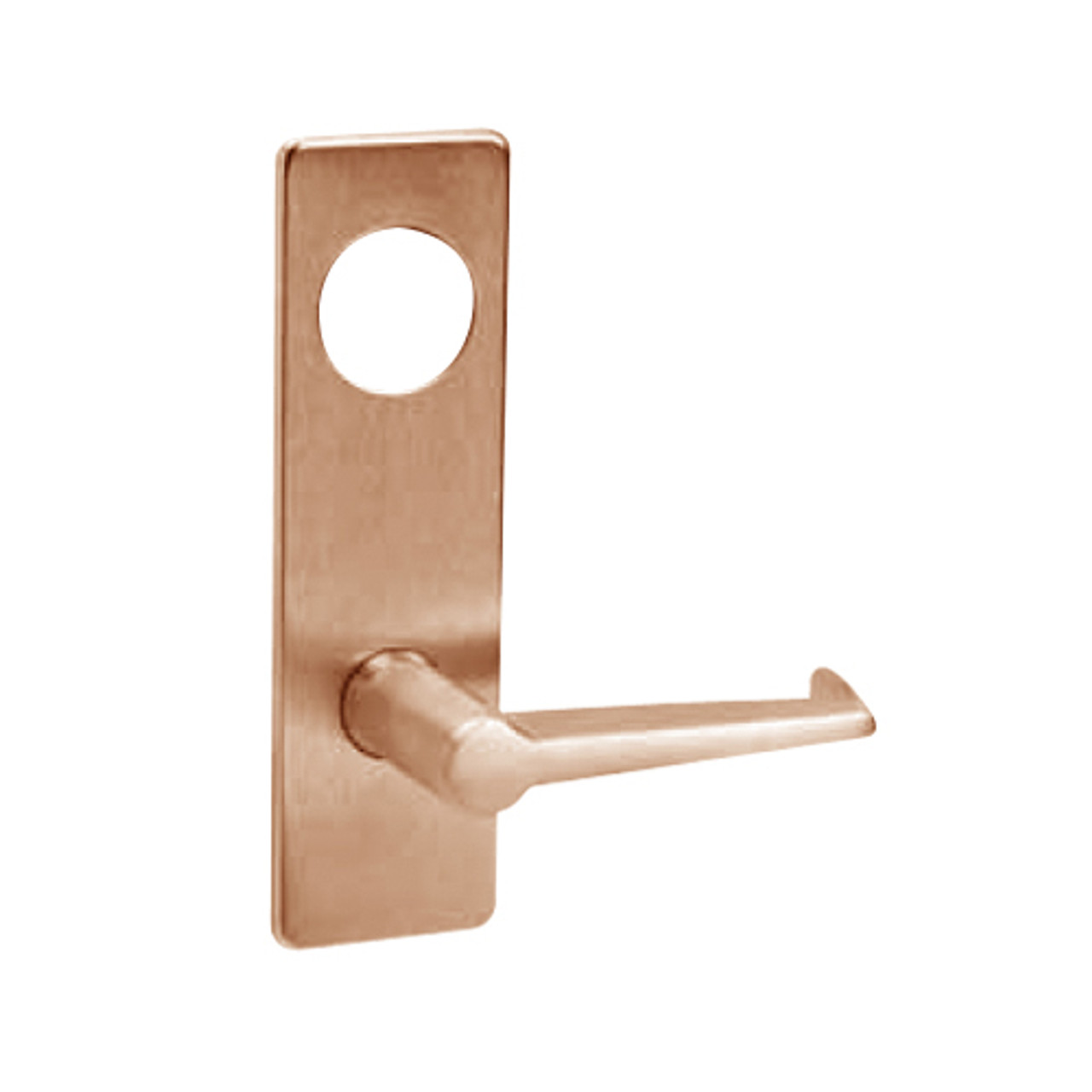 ML2067-ESP-612-CL7 Corbin Russwin ML2000 Series IC 7-Pin Less Core Mortise Apartment Locksets with Essex Lever in Satin Bronze