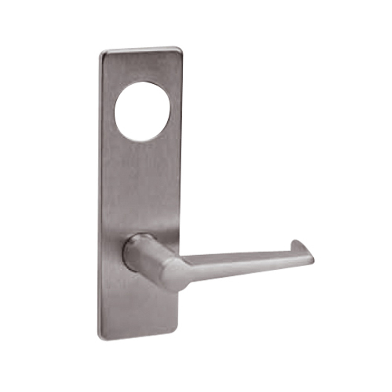 ML2042-ESP-630-CL6 Corbin Russwin ML2000 Series IC 6-Pin Less Core Mortise Entrance Locksets with Essex Lever in Satin Stainless