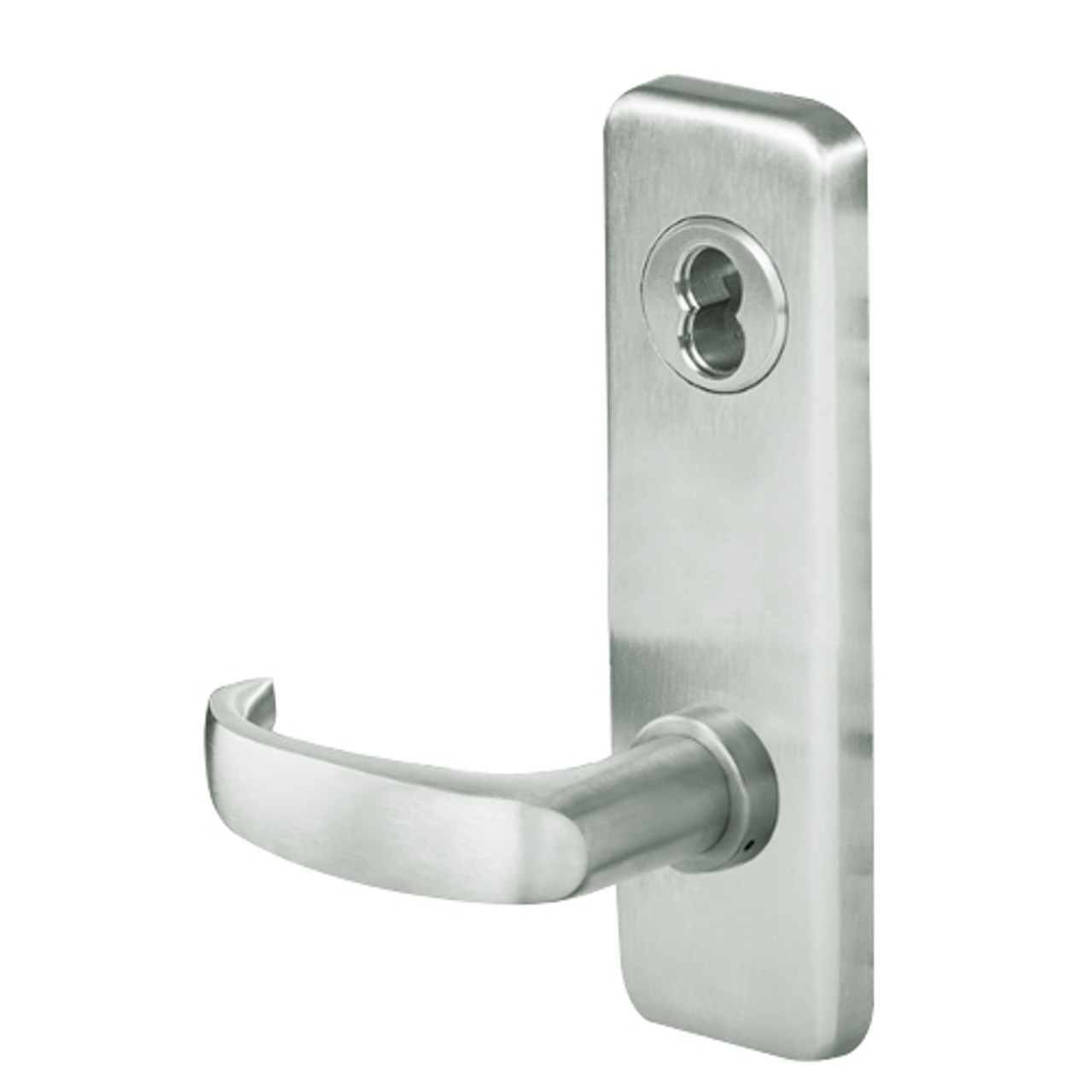 45H0LT14J618VIT Best 40H Series Privacy Heavy Duty Mortise Lever Lock with Curved with Return Style in Bright Nickel