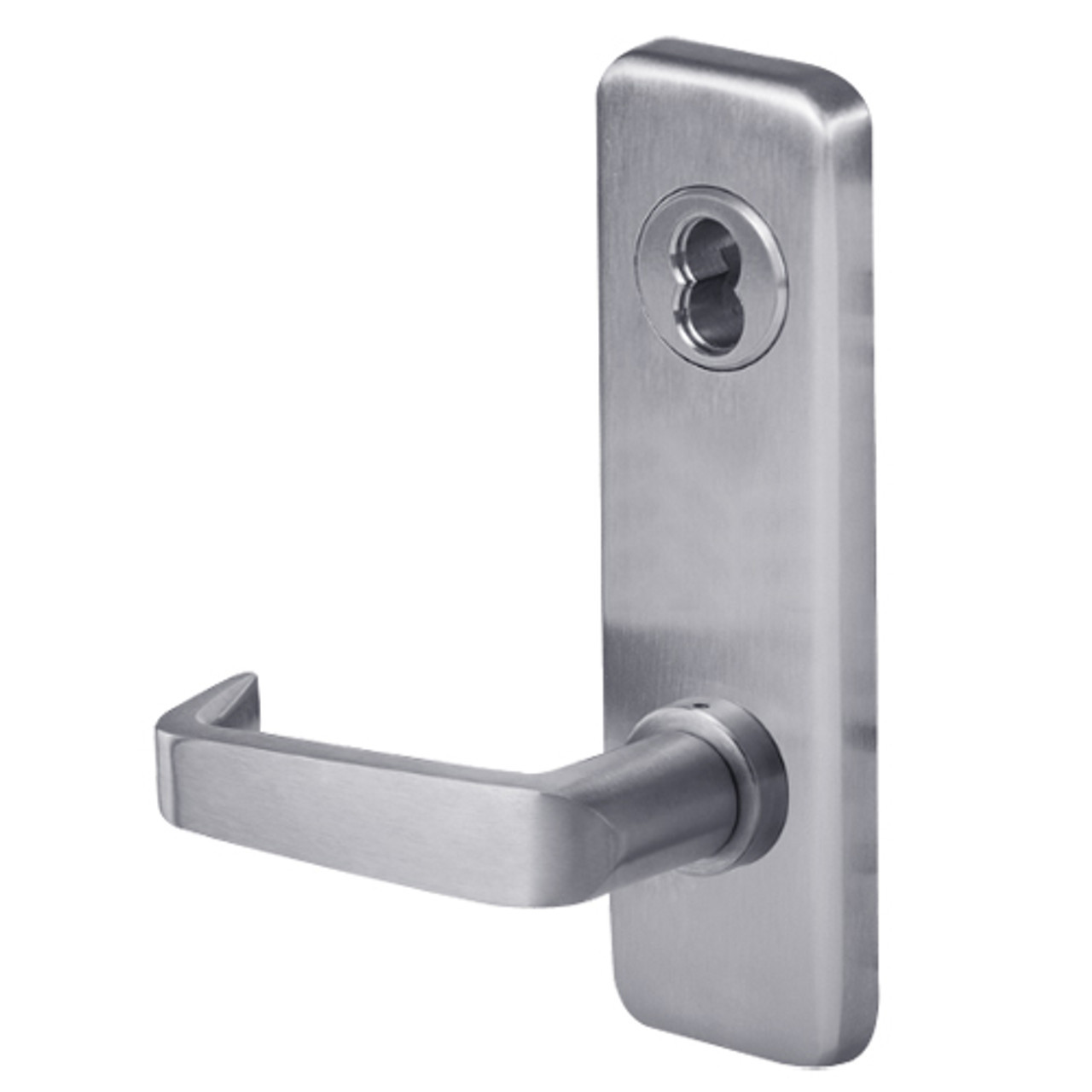 45H0LT15J626VIT Best 40H Series Privacy Heavy Duty Mortise Lever Lock with Contour with Angle Return Style in Satin Chrome