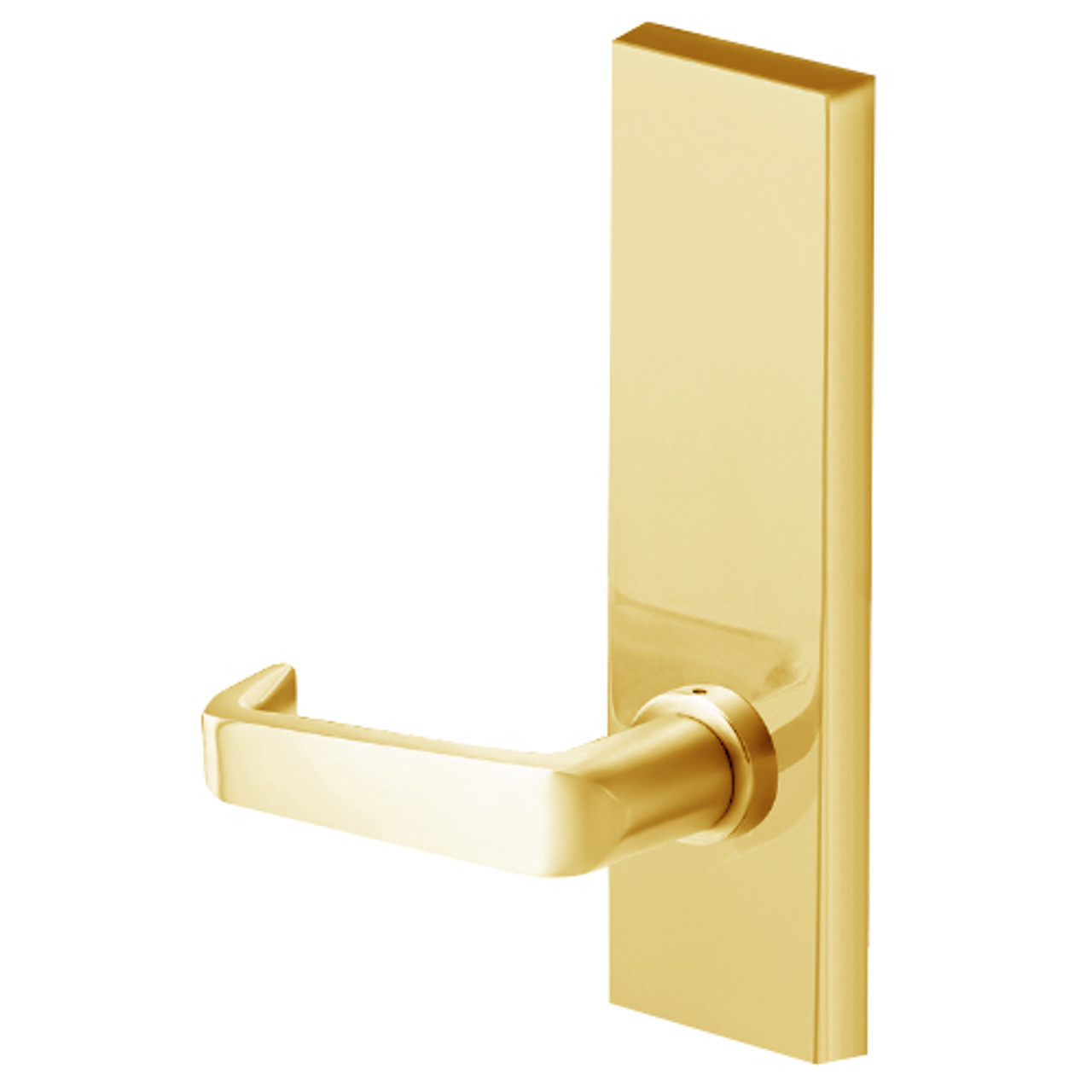 45H0LT15M605VIT Best 40H Series Privacy Heavy Duty Mortise Lever Lock with Contour with Angle Return Style in Bright Brass