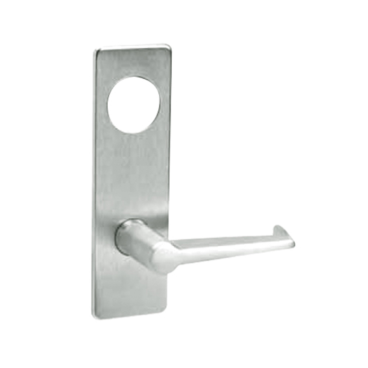 ML2022-ESN-618-M31 Corbin Russwin ML2000 Series Mortise Store Door Trim Pack with Essex Lever with Deadbolt in Bright Nickel