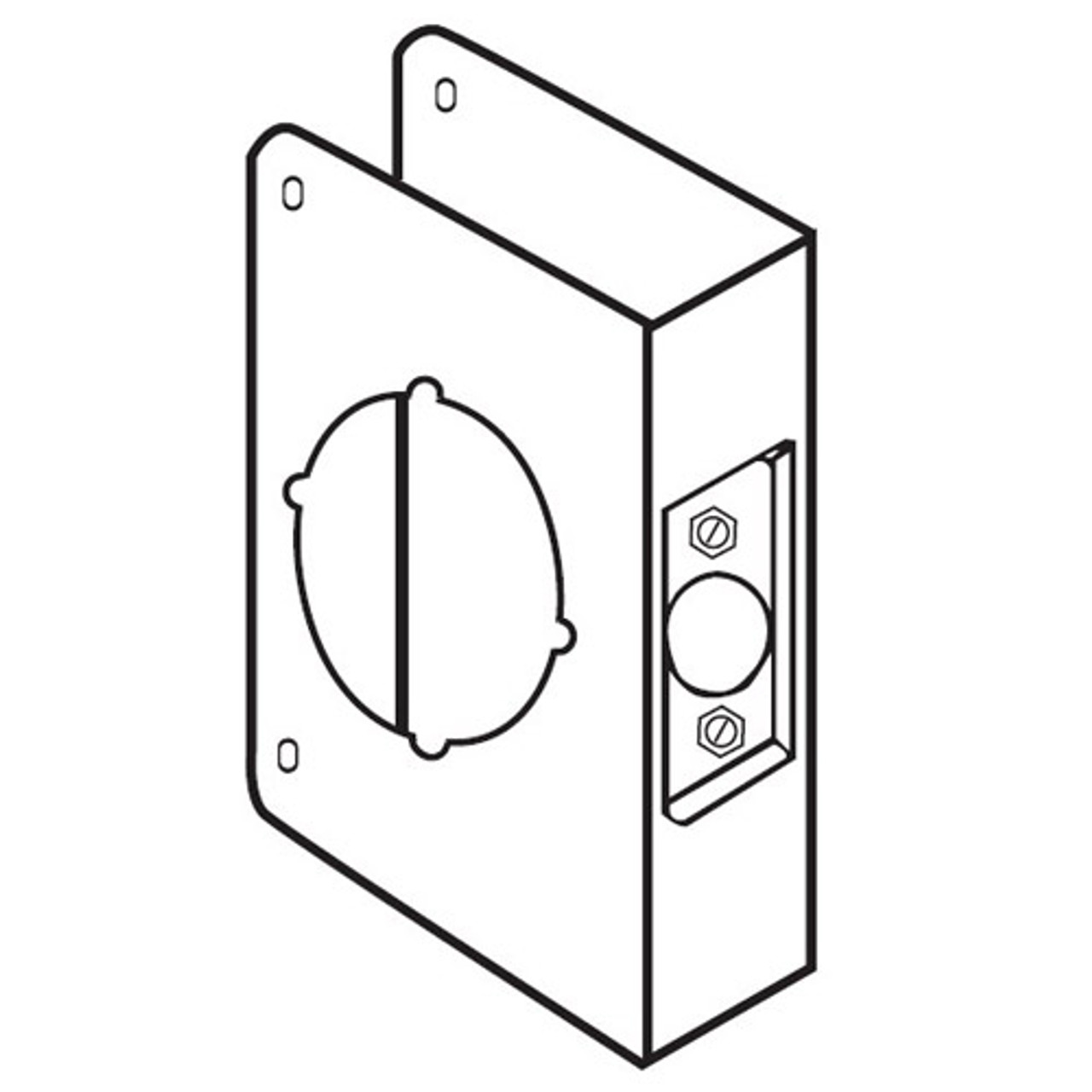 51-AB-CW Don Jo Classic Wrap Around Plate