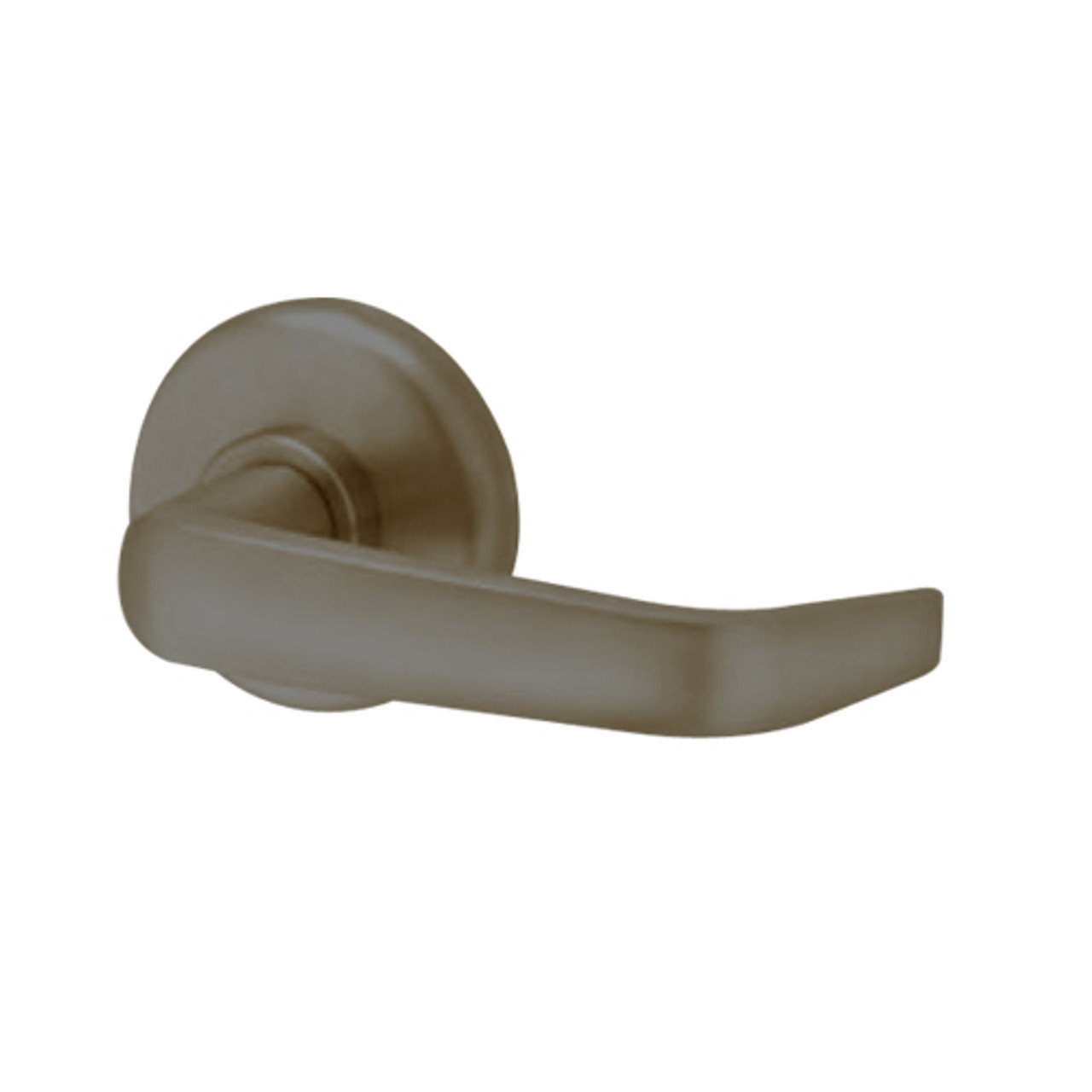 45HW7TDEL15R613RQE Best 40HW series Single Key Deadbolt Fail Safe Electromechanical Mortise Lever Lock with Contour w/ Angle Return Style in Oil Rubbed Bronze