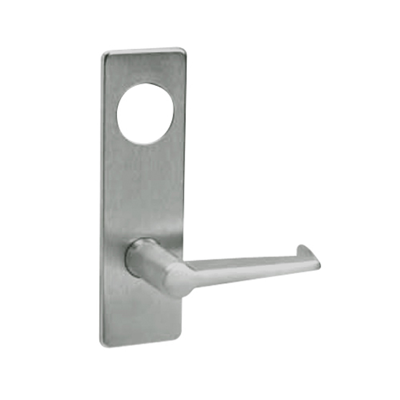 ML2067-ESM-619-CL6 Corbin Russwin ML2000 Series IC 6-Pin Less Core Mortise Apartment Locksets with Essex Lever in Satin Nickel