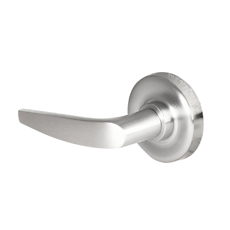 45HW7TWEL16R625 Best 40HW series Double Key Deadbolt Fail Safe Electromechanical Mortise Lever Lock with Curved w/ No Return Style in Bright Chrome