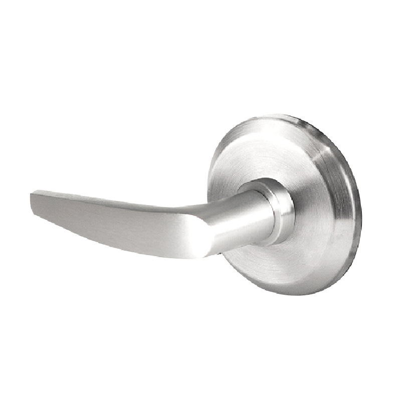45HW7TDEL16S625 Best 40HW series Single Key Deadbolt Fail Safe Electromechanical Mortise Lever Lock with Curved w/ No Return Style in Bright Chrome