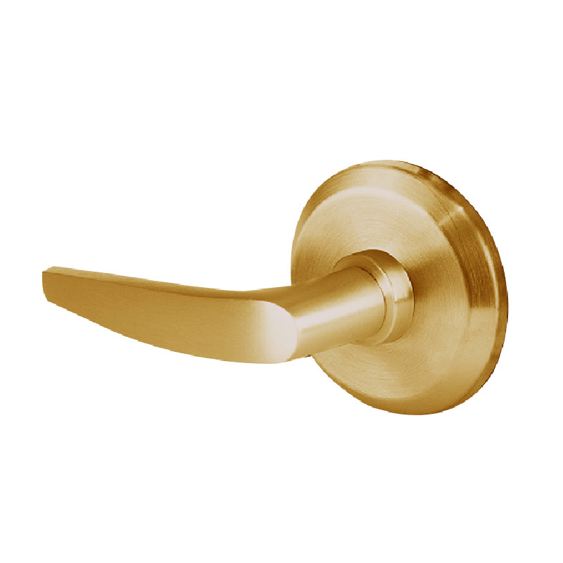 45HW7TDEL16S61212V Best 40HW series Single Key Deadbolt Fail Safe Electromechanical Mortise Lever Lock with Curved w/ No Return Style in Satin Bronze