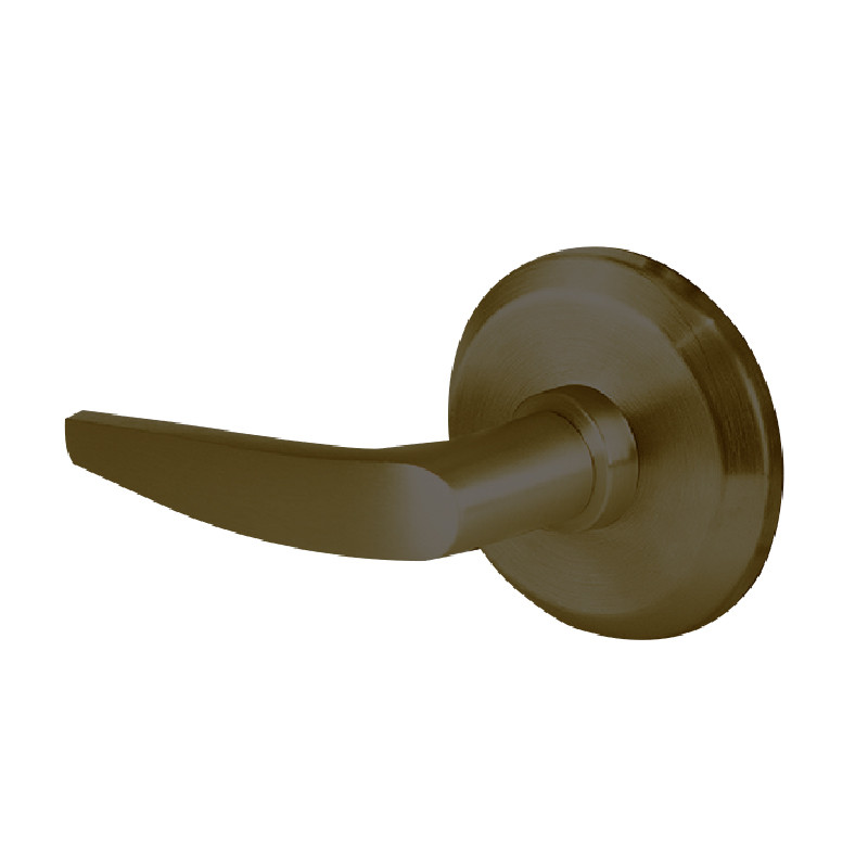 45HW7TDEL16S613RQE Best 40HW series Single Key Deadbolt Fail Safe Electromechanical Mortise Lever Lock with Curved w/ No Return Style in Oil Rubbed Bronze