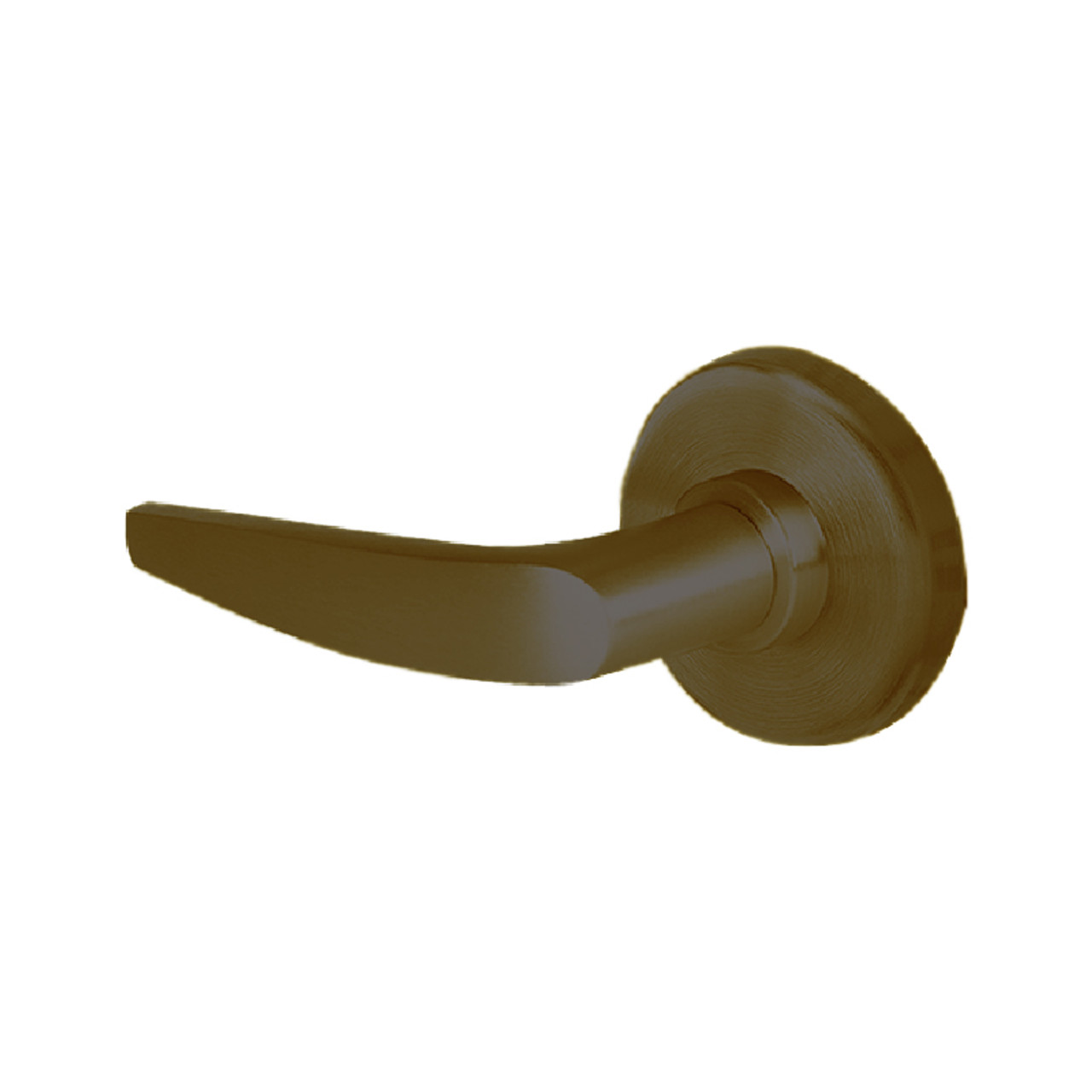 45HW7DEL16H613 Best 40HW series Single Key Latch Fail Safe Electromechanical Mortise Lever Lock with Curved w/ No Return Style in Oil Rubbed Bronze