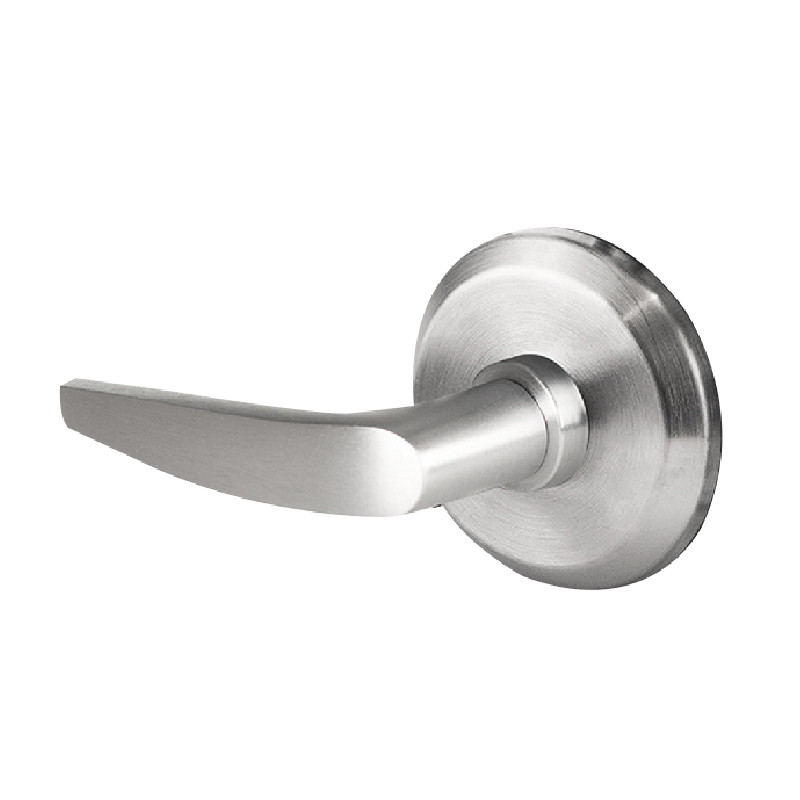 45HW7WEL16S626RQE Best 40HW series Double Key Latch Fail Safe Electromechanical Mortise Lock with Curved w/ No Return Style in Satin Chrome