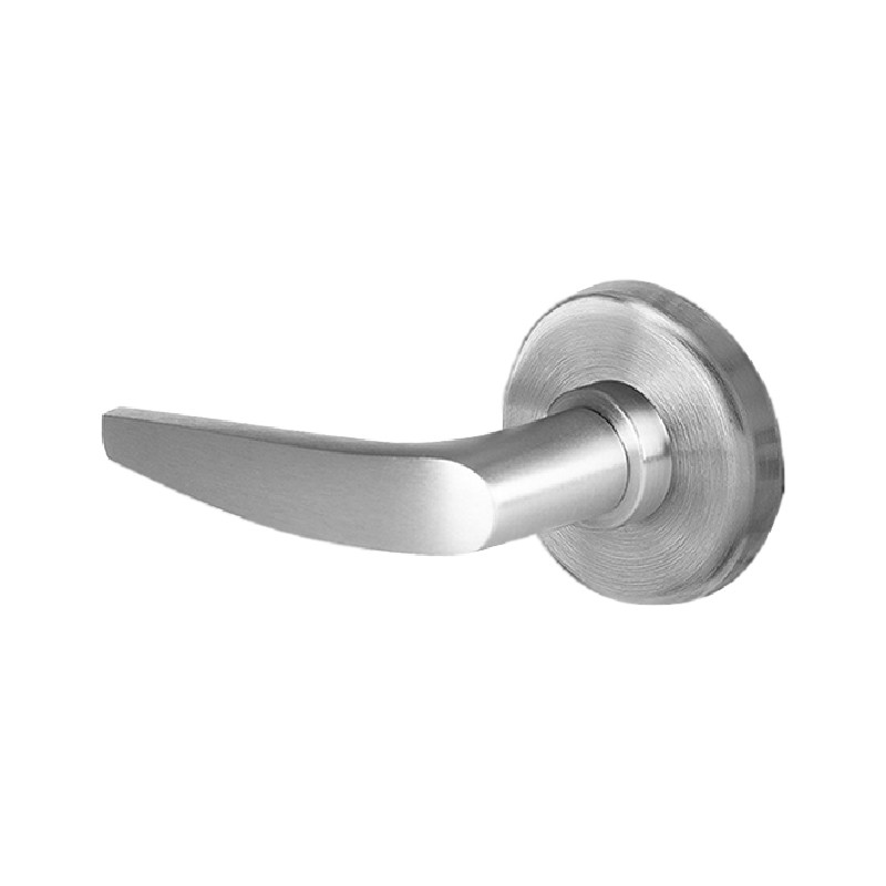 45HW7TWEU16H626RQE12V Best 40HW series Double Key Deadbolt Fail Secure Electromechanical Mortise Lever Lock with Curved w/ No Return Style in Satin Chrome