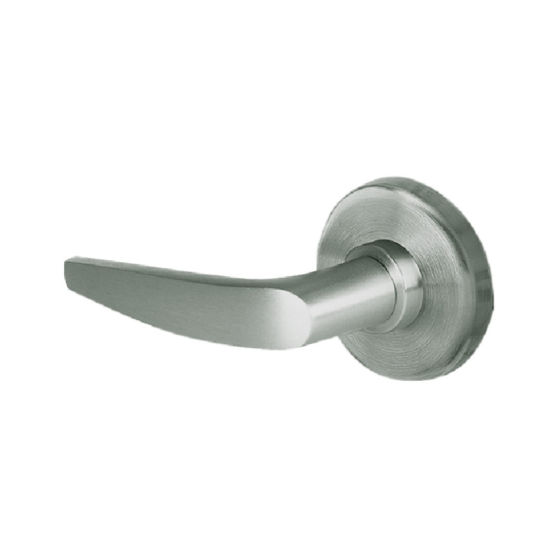 45HW7TWEL16H619RQE12V Best 40HW series Double Key Deadbolt Fail Safe Electromechanical Mortise Lever Lock with Curved w/ No Return Style in Satin Nickel