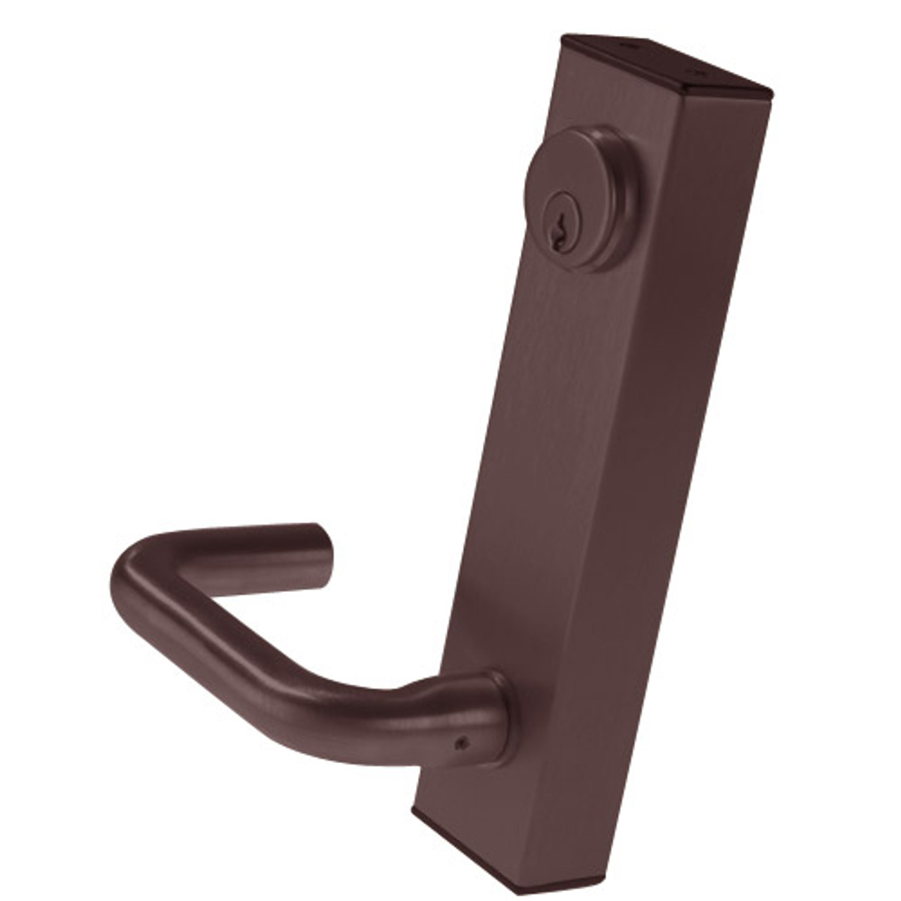3080-02-0-31-US10B Adams Rite Standard Entry Trim with Round Lever in Oil Rubbed Bronze Finish