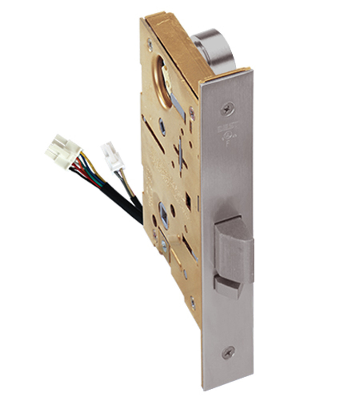 45HW7DEU16S626RQE12V Best 40HW series Single Key Latch Fail Secure Electromechanical Mortise Lever Lock with Curved w/ No Return Style in Satin Chrome