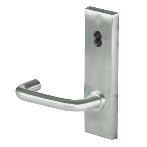 45HW7DEU3N61912V Best 40HW series Single Key Latch Fail Secure Electromechanical Mortise Lever Lock with Solid Tube w/ Return Style in Satin Nickel