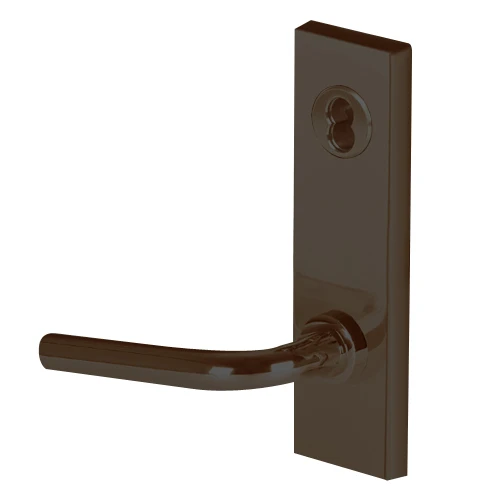 45HW7DEU12M613 Best 40HW series Single Key Latch Fail Secure Electromechanical Mortise Lever Lock with Solid Tube w/ No Return Style in Oil Rubbed Bronze