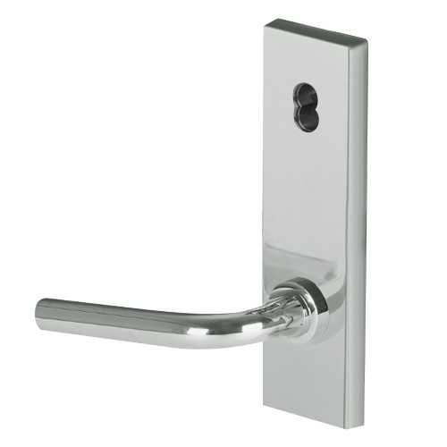 45HW7DEU12N619RQE12V Best 40HW series Single Key Latch Fail Secure Electromechanical Mortise Lever Lock with Solid Tube w/ No Return Style in Satin Nickel