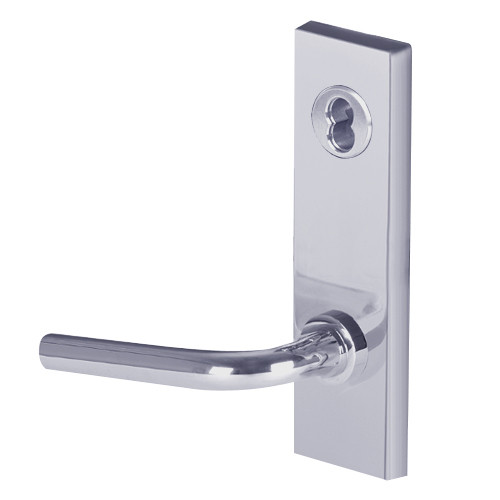 45HW7TWEU12M626 Best 40HW series Double Key Deadbolt Fail Secure Electromechanical Mortise Lever Lock with Solid Tube w/ No Return Style in Satin Chrome