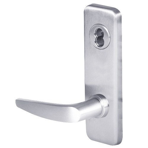 45HW7TWEU16J62512V Best 40HW series Double Key Deadbolt Fail Secure Electromechanical Mortise Lever Lock with Curved w/ No Return Style in Bright Chrome