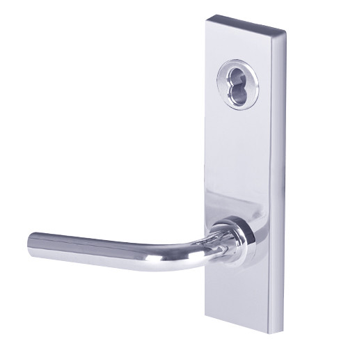 45HW7TWEL12M625RQE12V Best 40HW series Double Key Deadbolt Fail Safe Electromechanical Mortise Lever Lock with Solid Tube w/ No Return Style in Bright Chrome