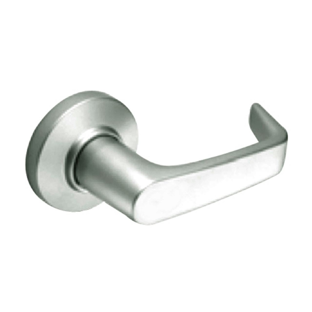 9K30NX15CSTK619LM Best 9K Series Passage Heavy Duty Cylindrical Lever Locks with Contour Angle with Return Lever Design in Satin Nickel