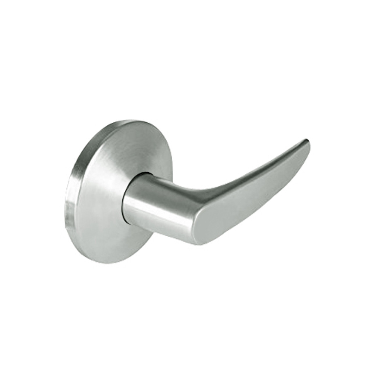 9K30Y16LSTK618LM Best 9K Series Exit Heavy Duty Cylindrical Lever Locks with Curved Without Return Lever Design in Bright Nickel
