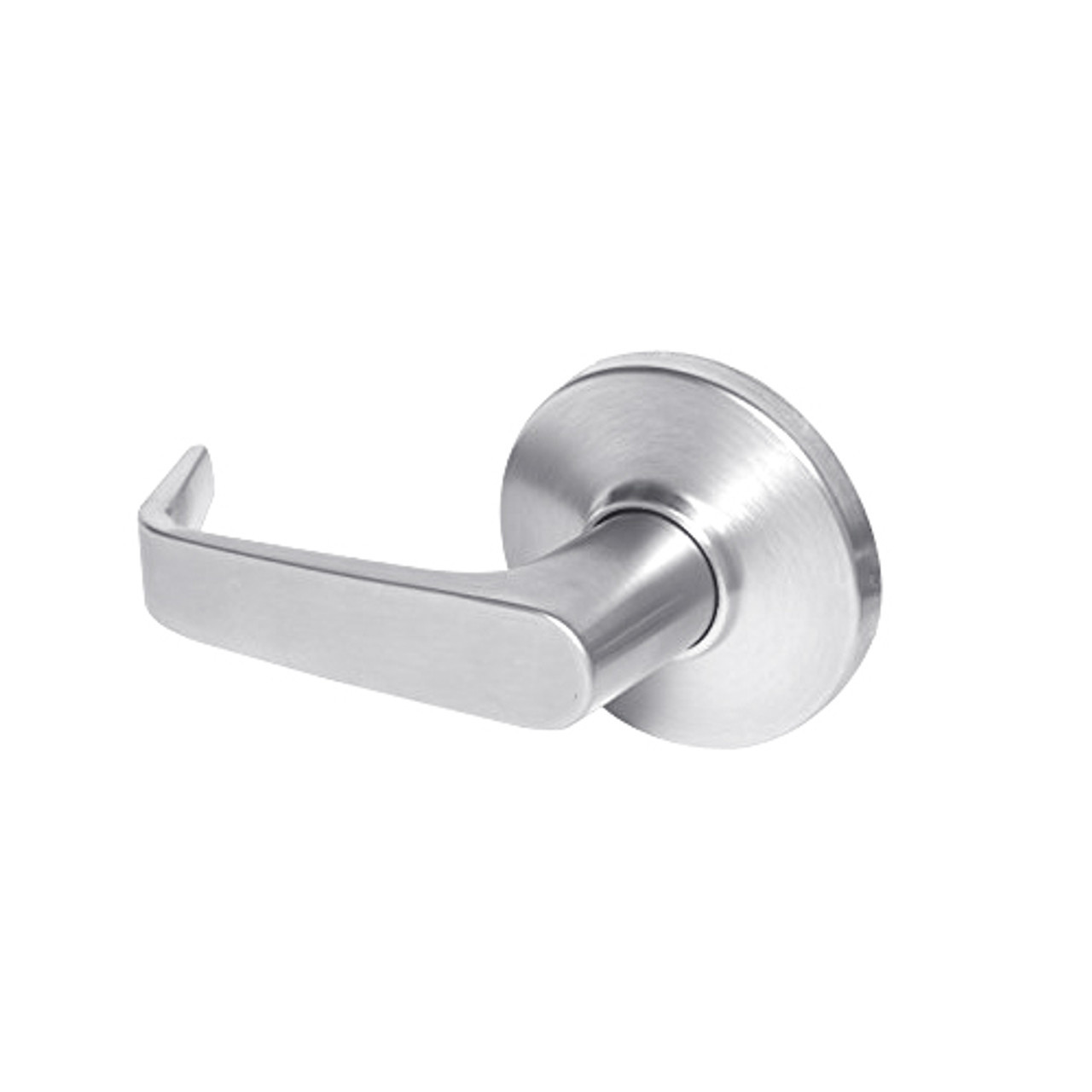 9K30LL15DSTK625LM Best 9K Series Hospital Privacy Heavy Duty Cylindrical Lever Locks with Contour Angle with Return Lever Design in Bright Chrome
