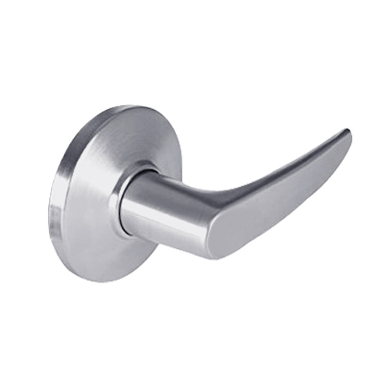 9K30LL16DSTK626LM Best 9K Series Hospital Privacy Heavy Duty Cylindrical Lever Locks with Curved Without Return Lever Design in Satin Chrome