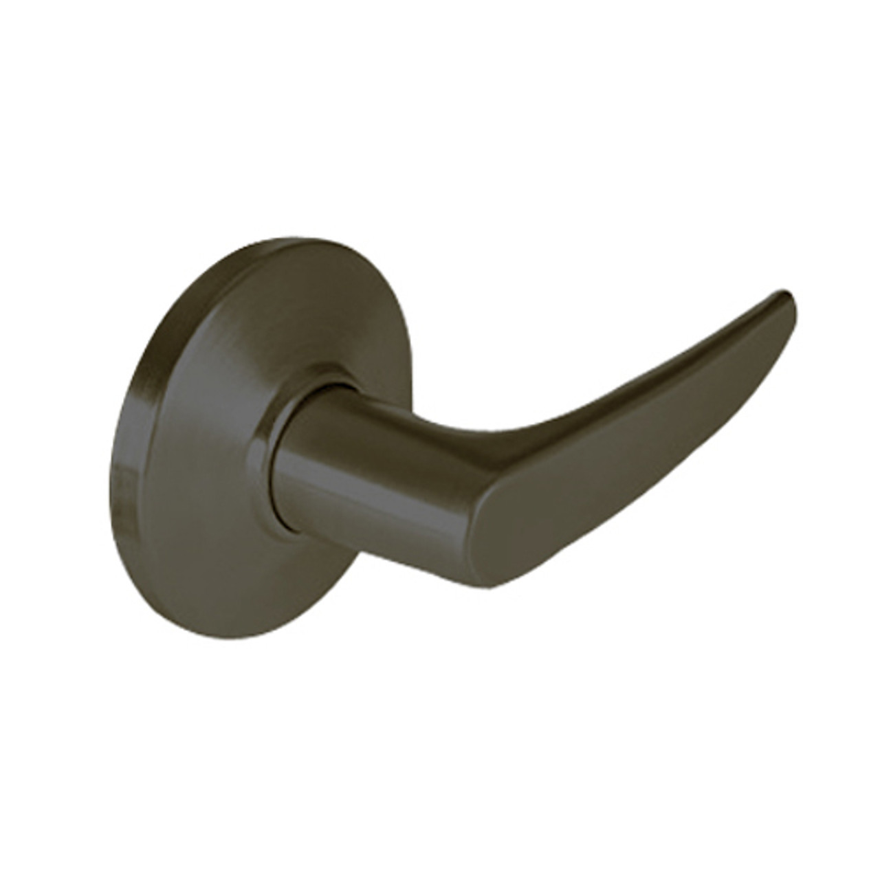 9K30LL16DSTK613LM Best 9K Series Hospital Privacy Heavy Duty Cylindrical Lever Locks with Curved Without Return Lever Design in Oil Rubbed Bronze