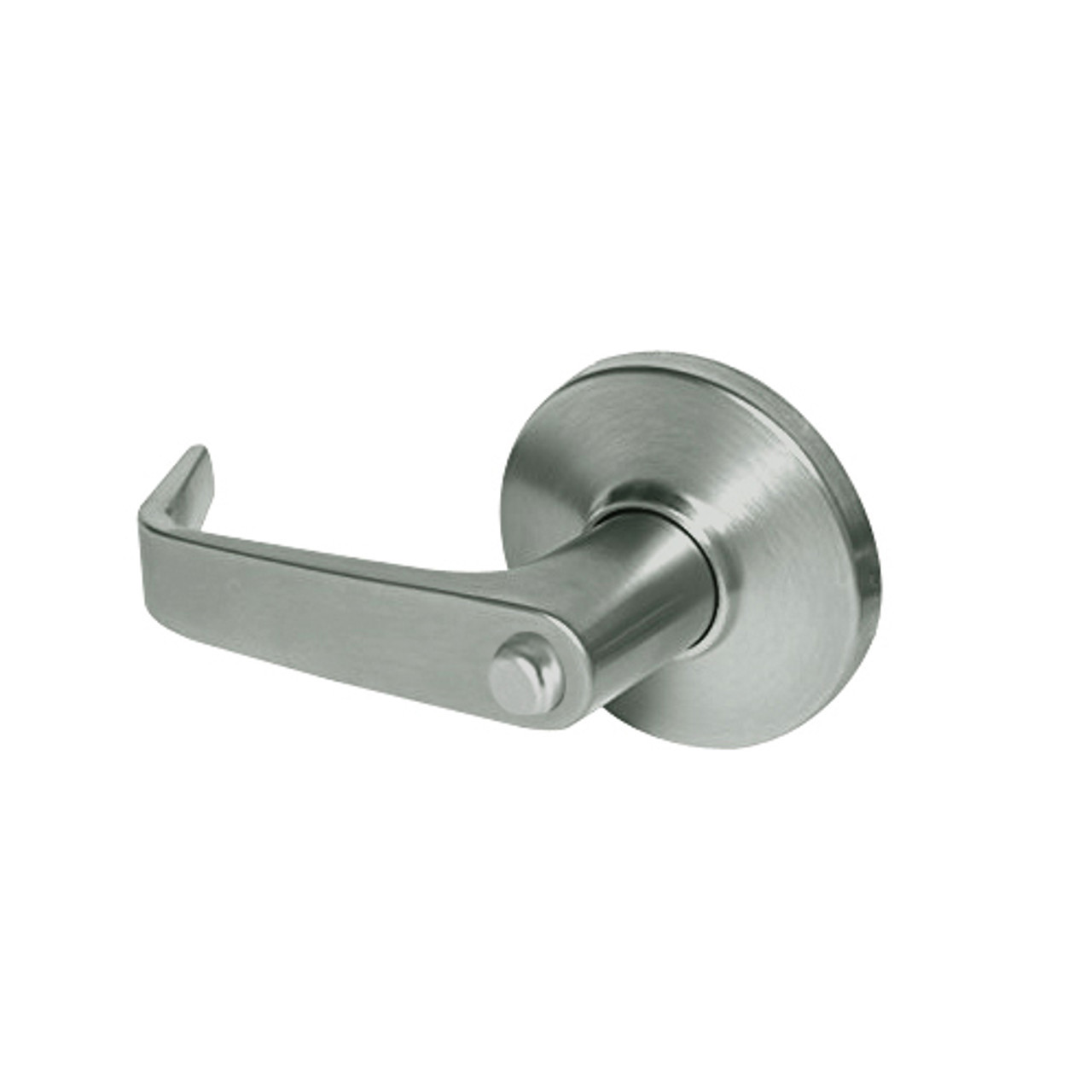9K30L15DS3619LM Best 9K Series Privacy Heavy Duty Cylindrical Lever Locks with Contour Angle with Return Lever Design in Satin Nickel