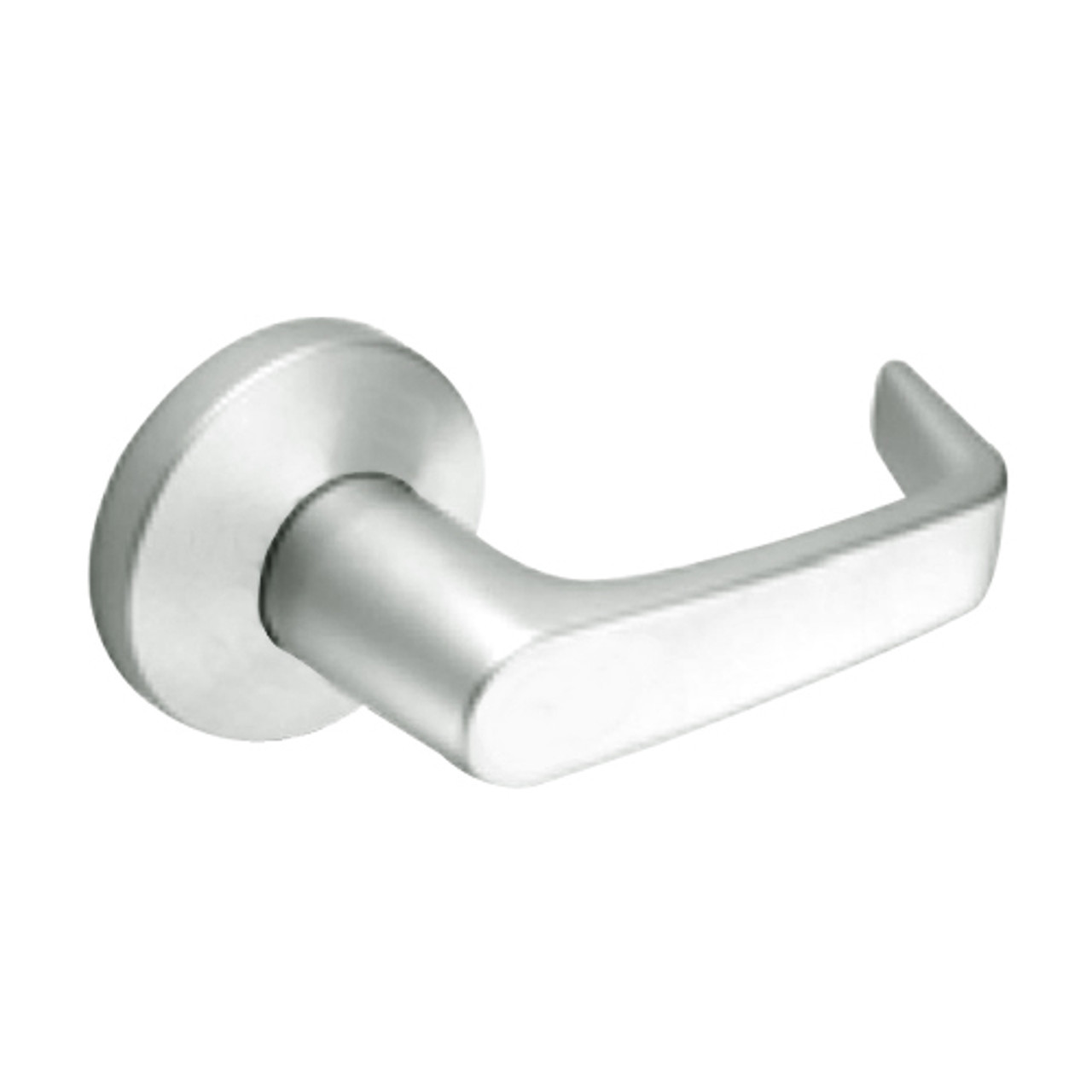 9K30P15KS3618LM Best 9K Series Patio Heavy Duty Cylindrical Lever Locks with Contour Angle with Return Lever Design in Bright Nickel