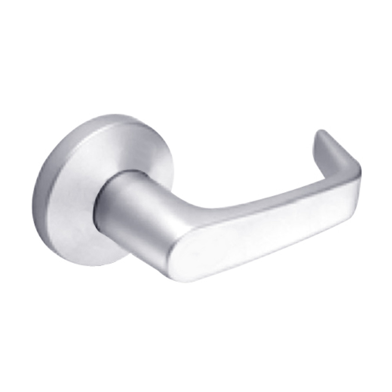 9K30Q15KSTK625LM Best 9K Series Exit Heavy Duty Cylindrical Lever Locks with Contour Angle with Return Lever Design in Bright Chrome