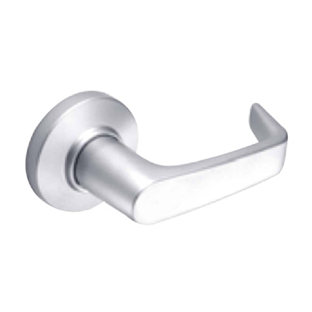 9K30Z15CSTK625LM Best 9K Series Closet Heavy Duty Cylindrical Lever Locks with Contour Angle with Return Lever Design in Bright Chrome