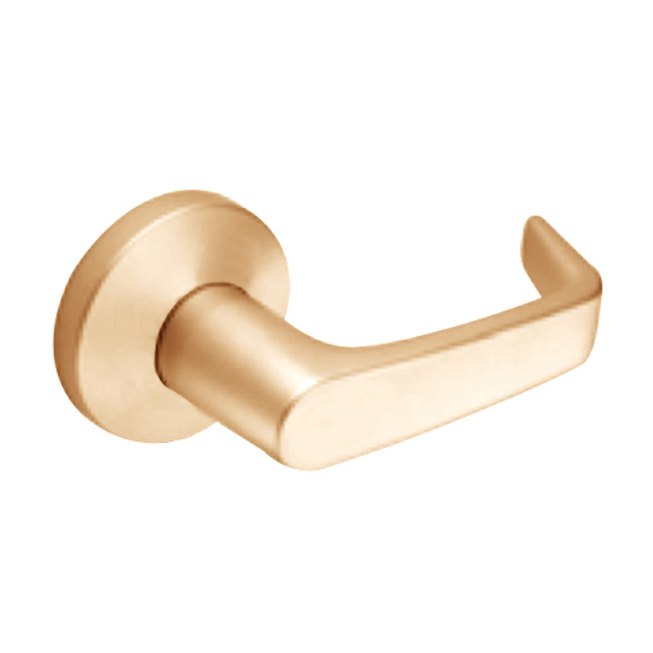 9K30Z15KSTK611LM Best 9K Series Closet Heavy Duty Cylindrical Lever Locks with Contour Angle with Return Lever Design in Bright Bronze