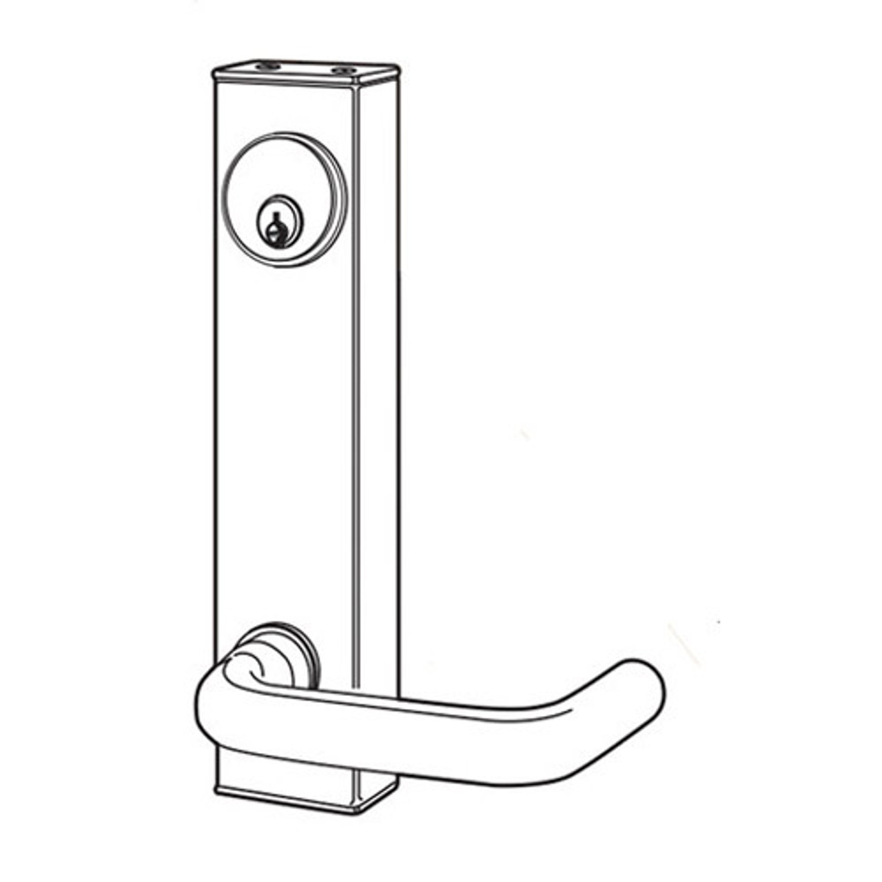 3080E-02-0-97-30 US3 Adams Rite 12V Fail Secure Electrified Entry 