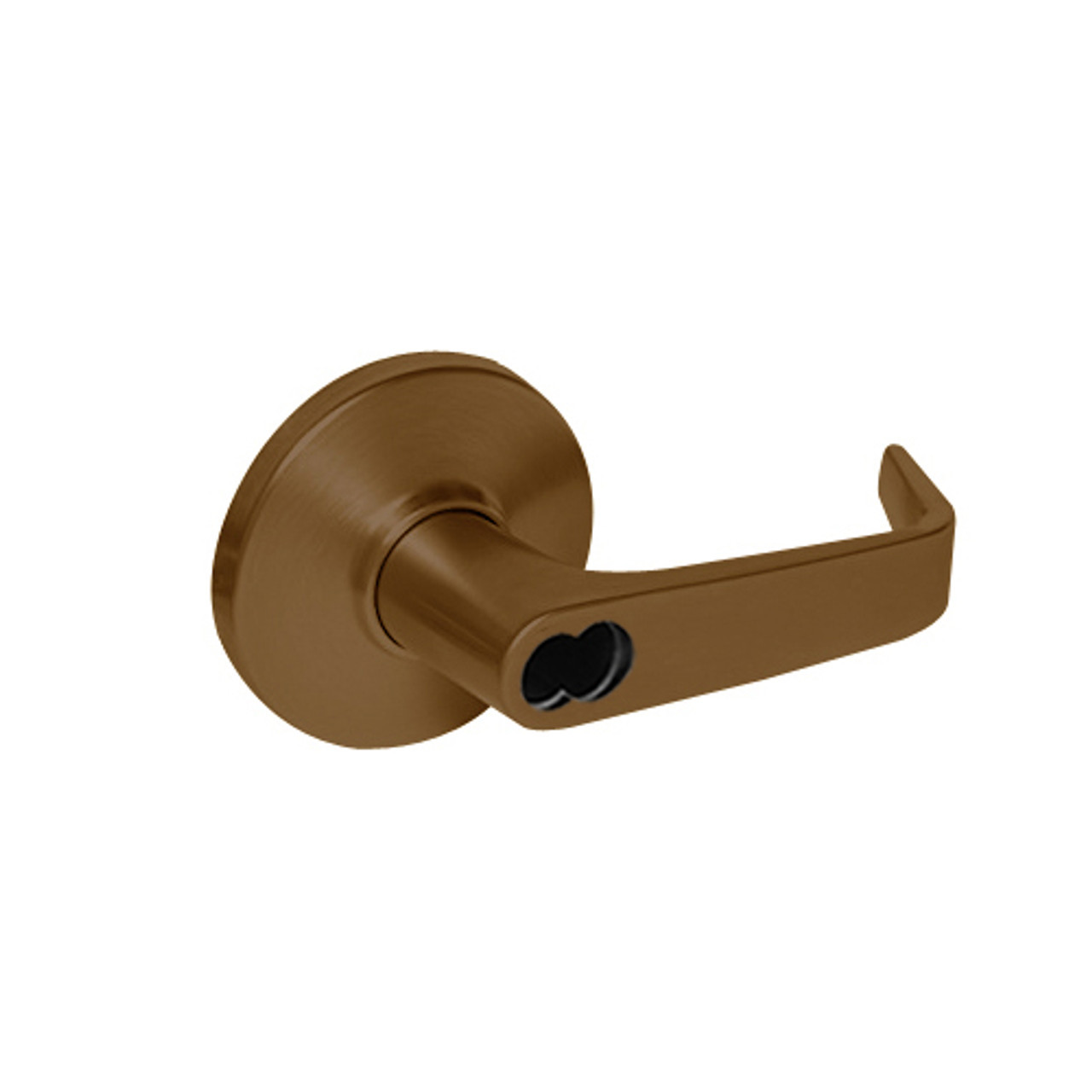 9K37W15DS3690LM Best 9K Series Institutional Cylindrical Lever Locks with Contour Angle with Return Lever Design Accept 7 Pin Best Core in Dark Bronze