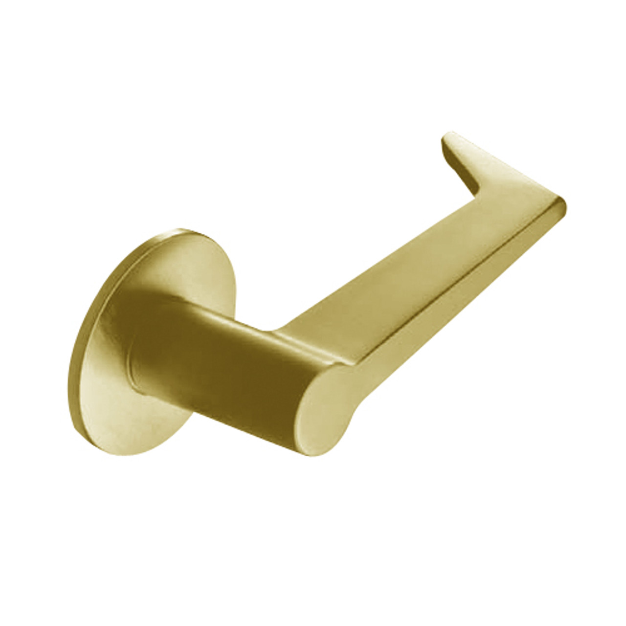 ML2056-ESB-606-CL7 Corbin Russwin ML2000 Series IC 7-Pin Less Core Mortise Classroom Locksets with Essex Lever in Satin Brass