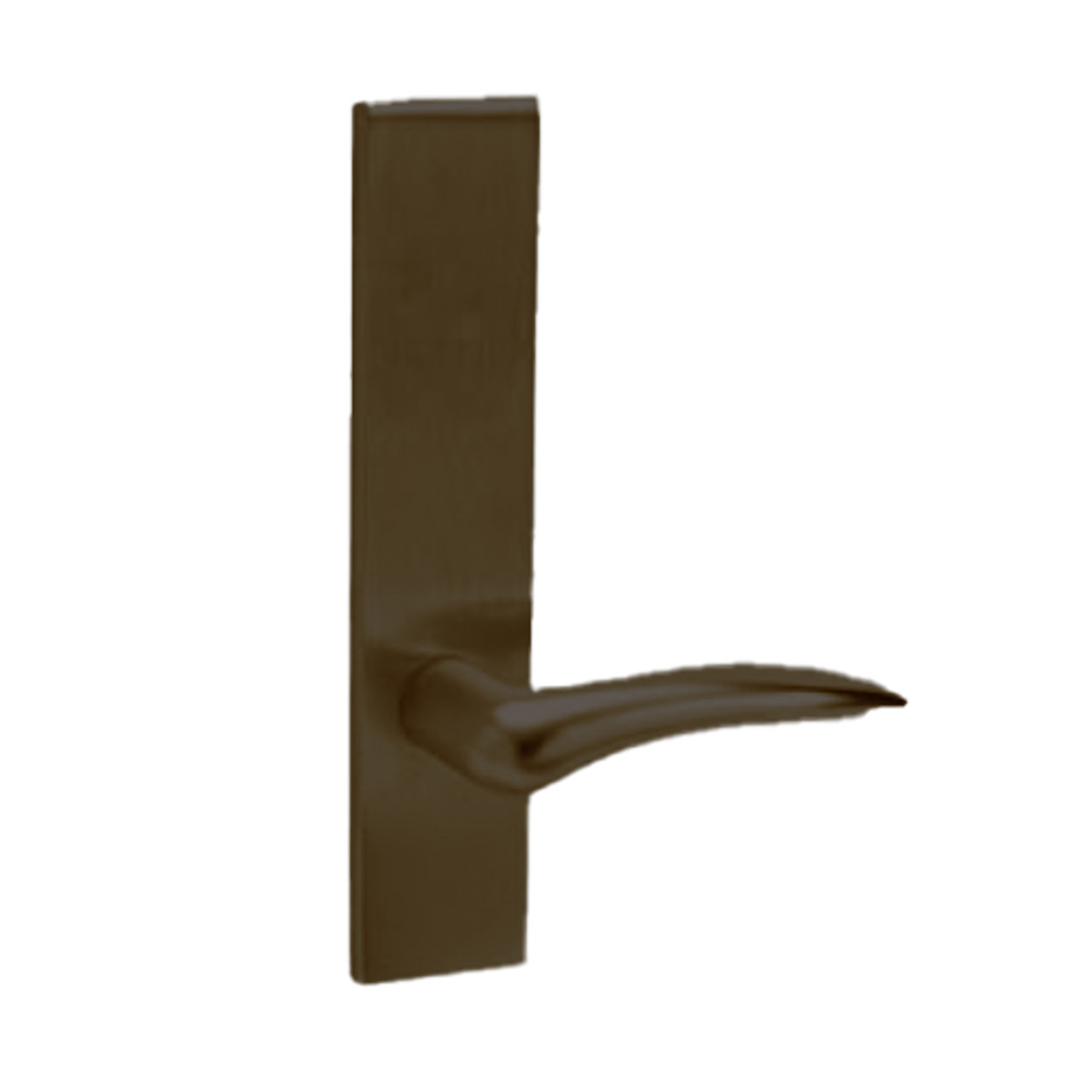 ML2020-DSR-613-LH Corbin Russwin ML2000 Series Mortise Privacy Locksets with Dirke Lever in Oil Rubbed Bronze