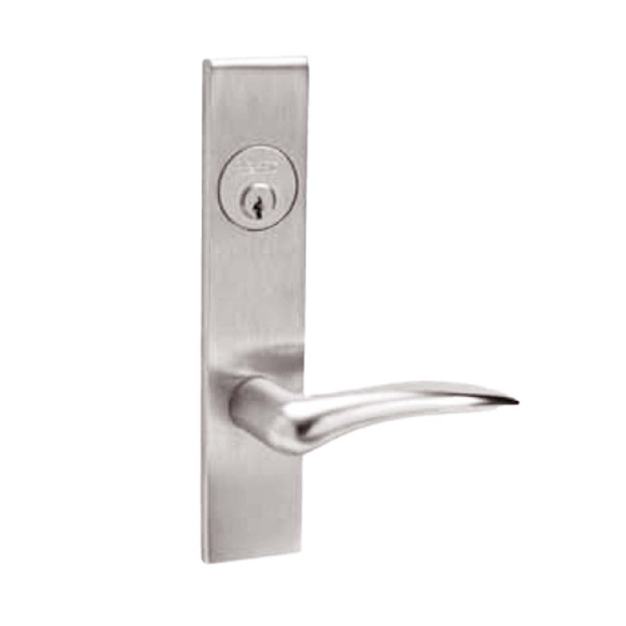 ML2054-DSR-629-LH Corbin Russwin ML2000 Series Mortise Entrance Locksets with Dirke Lever in Bright Stainless Steel
