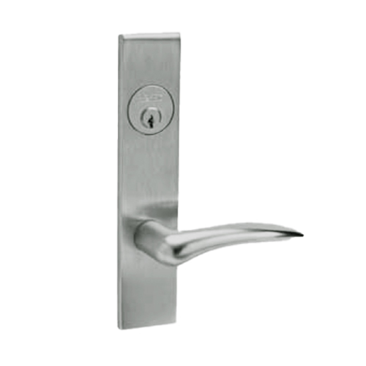 ML2068-DSR-619-LH Corbin Russwin ML2000 Series Mortise Privacy or Apartment Locksets with Dirke Lever in Satin Nickel