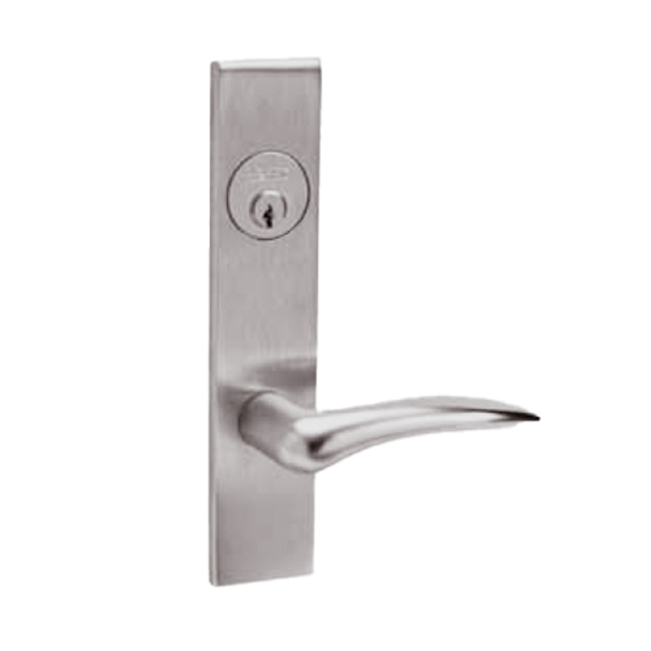 ML2059-DSR-630-LH Corbin Russwin ML2000 Series Mortise Security Storeroom Locksets with Dirke Lever and Deadbolt in Satin Stainless