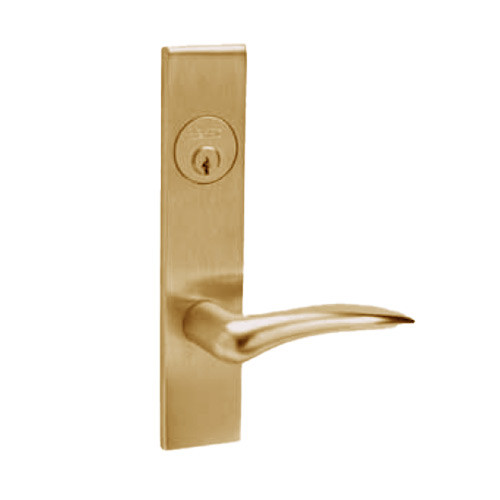 ML2067-DSR-612-LH Corbin Russwin ML2000 Series Mortise Apartment Locksets with Dirke Lever and Deadbolt in Satin Bronze